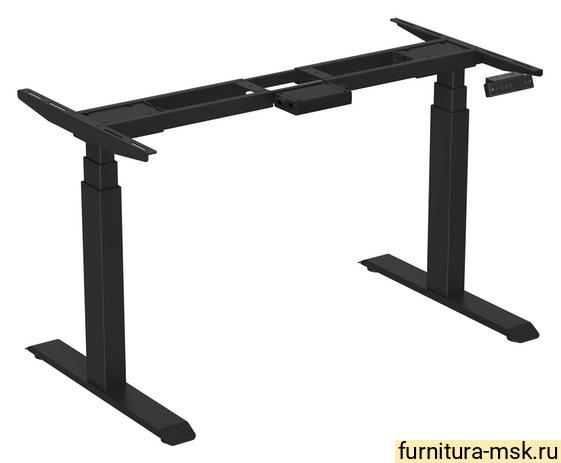 TT03.2655.01.055 FUTURO Каркас стола с электрорегулировкой высоты (625mm-1275mm) прямоугольные ножки металл черный